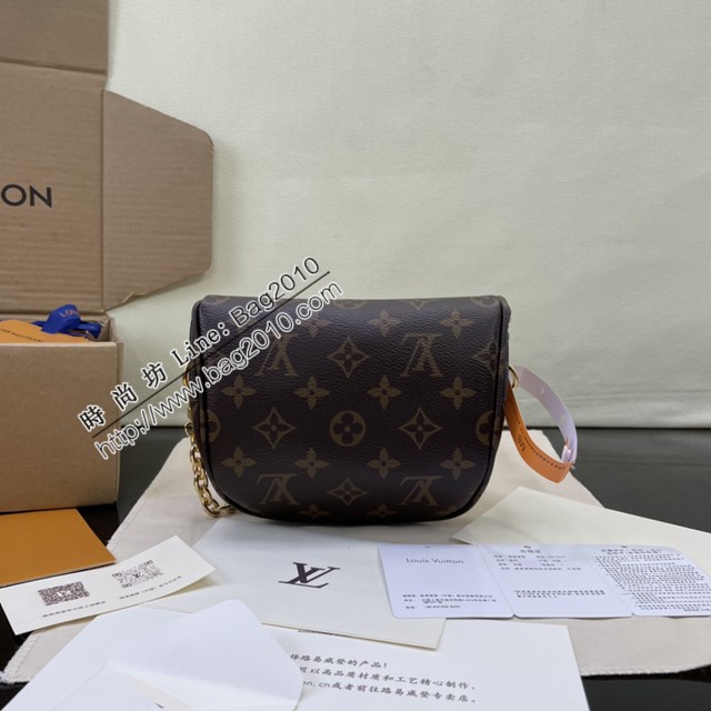 LV路易威登2023专柜新款免税版特级纯钢老花单肩斜挎包 M82335 ydh5263